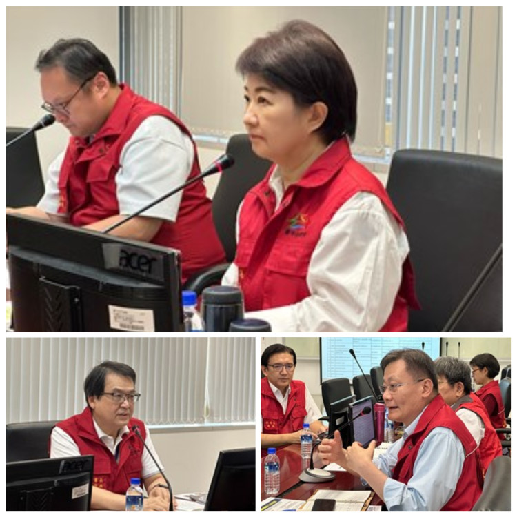 中市府超前部署！盧秀燕召開跨局處會議  聯防鳳凰颱風、穩定豬肉供應與食安