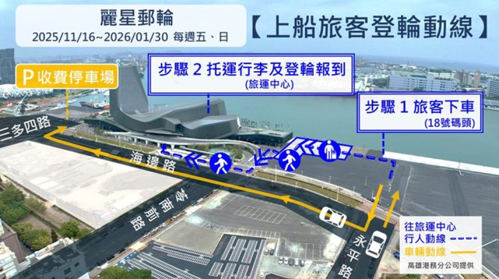 以高雄港為母港  麗星郵輪探索星號將首航高雄港