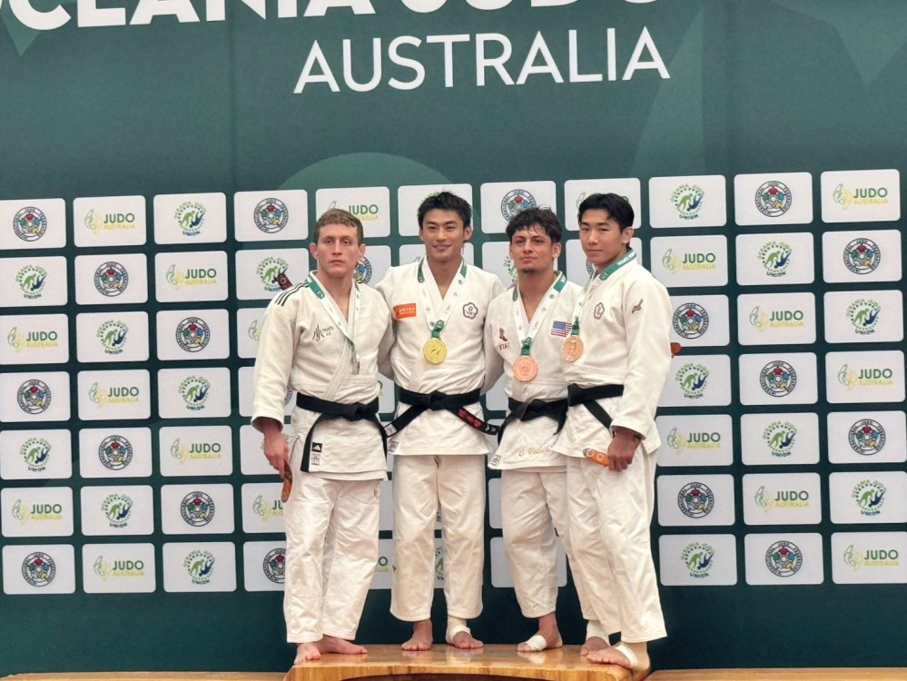 台中柔道傳捷報！楊勇緯、林真豪勇奪大洋洲公開賽金牌   盧秀燕祝賀雙金榮耀