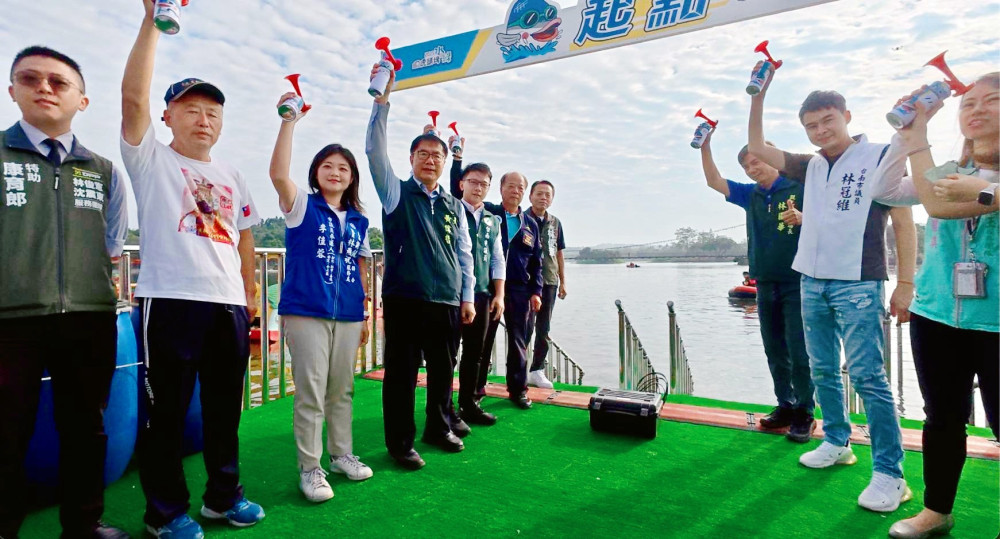 2025 虎頭埤泳渡活動開幕 水路雙鐵體驗吸千餘人參與
