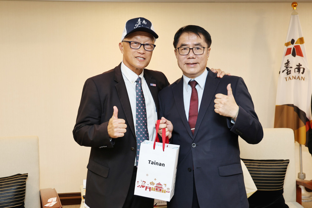 托倫斯市長陳光豪訪台南 邀少棒赴美參賽並談城市治理