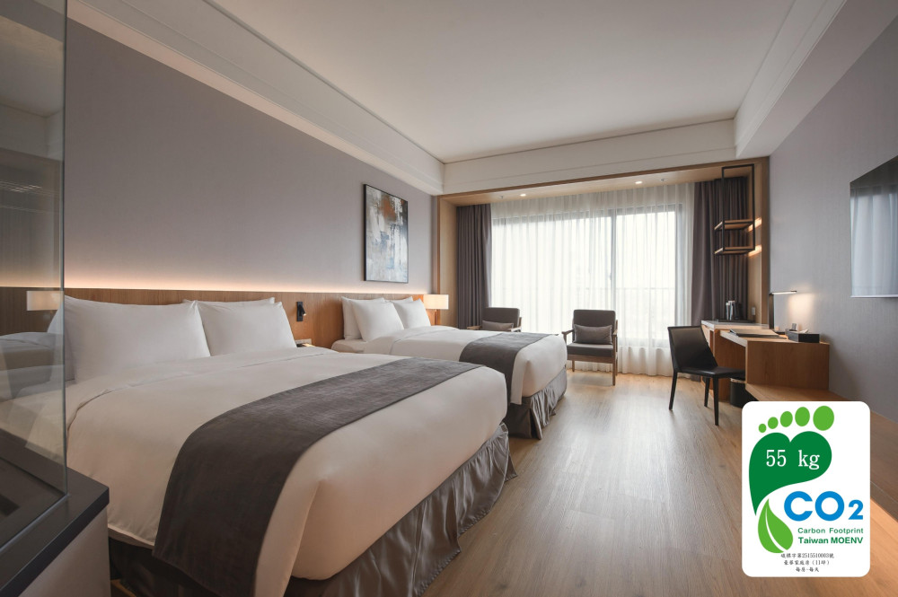 雲嘉南首家碳足跡標籤旅宿業 禧榕軒大飯店永續觀光再創新里程