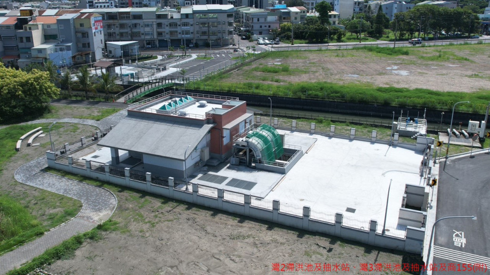 台南喜樹灣裡重劃區暨灣裡1抽水站啟用 打造南區新興生活圈兼強化防洪