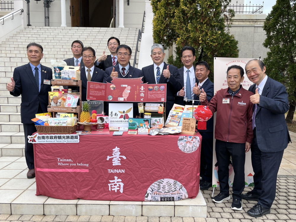  臺南-熊本直航正式啟航 臺南市長黃偉哲率團赴日推廣觀光文化