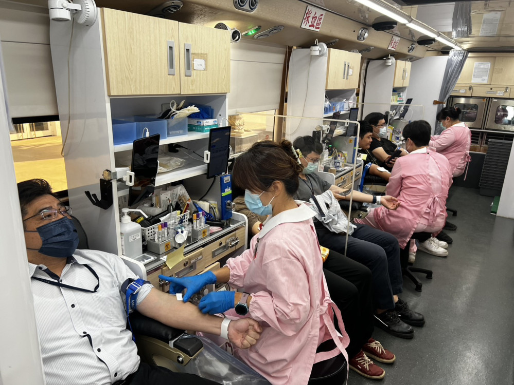 中油煉製事業部辦捐血活動　112人響應捐出42,500cc熱血