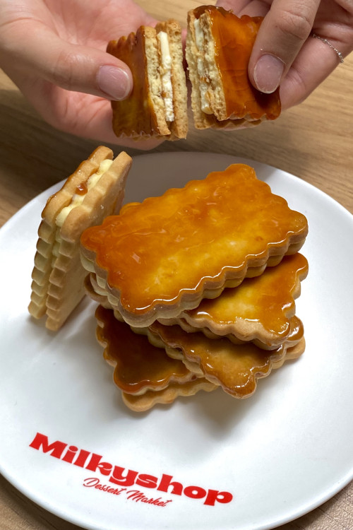 知名餐飲集團獨家引進韓國爆紅甜點 MilkyShop焦糖奶油夾心餅限量開賣