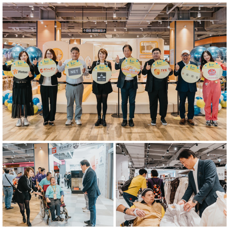 Mitsui Shopping Park LaLaport臺中 南館改裝亮相  暖心為弱勢族群添衣