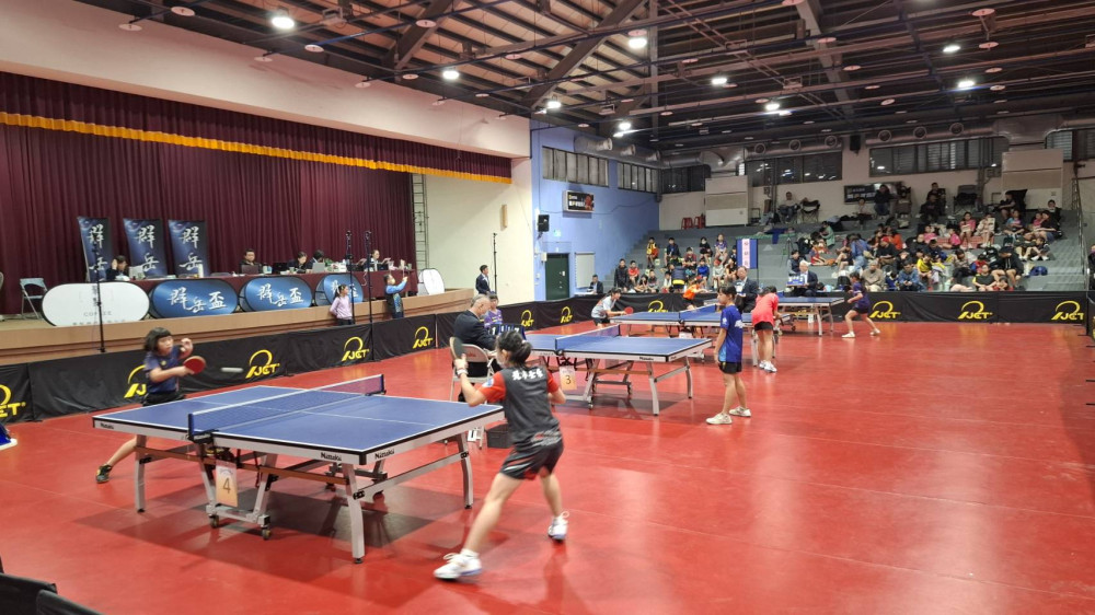  全國桌球好手匯聚台南 群岳盃高規格賽事打造逐夢舞台