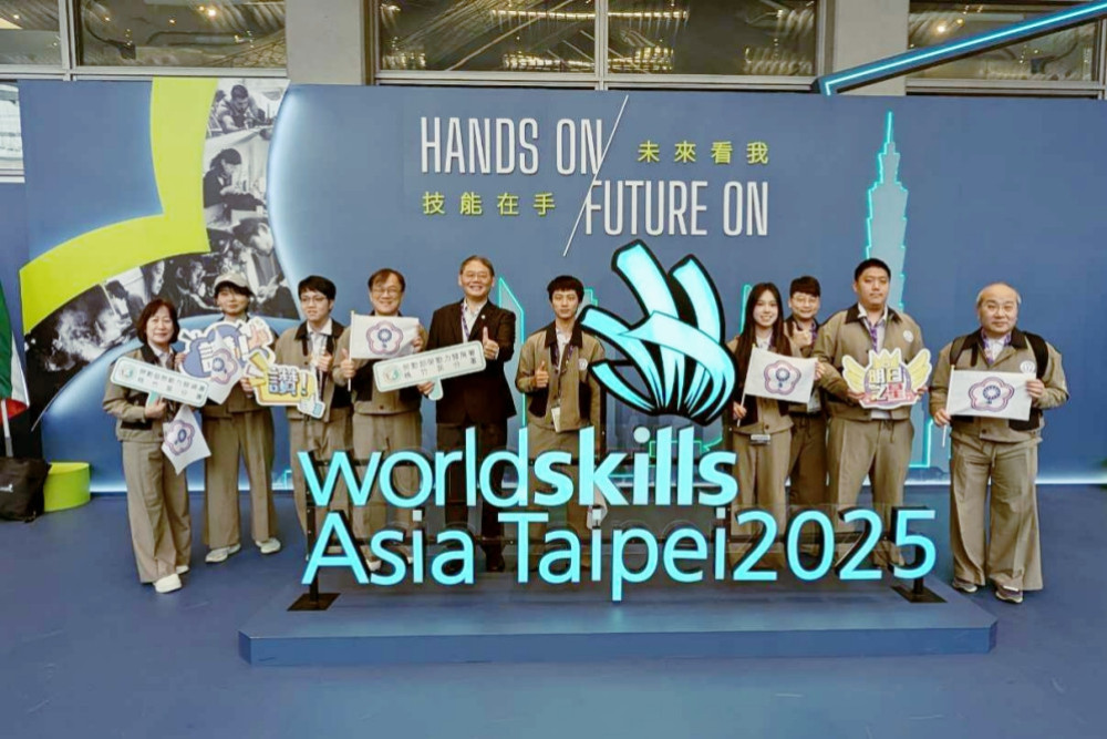 桃竹苗分署技職量能引爆2025亞洲技能競賽　7大職類抱回8面金牌