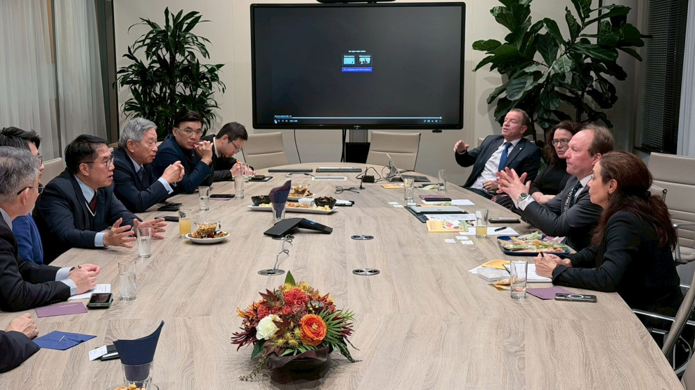 台南市長黃偉哲訪荷蘭友誼市阿梅爾市 以歷史情誼開展台荷科技新篇