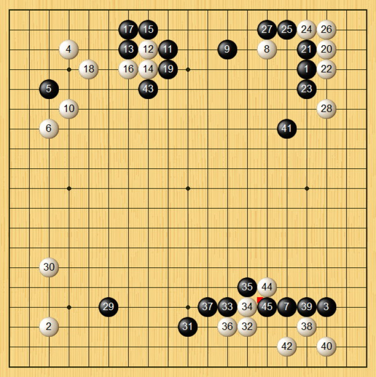 拋磚引玉-圍棋棋局欣賞（黑白子/觀戰）