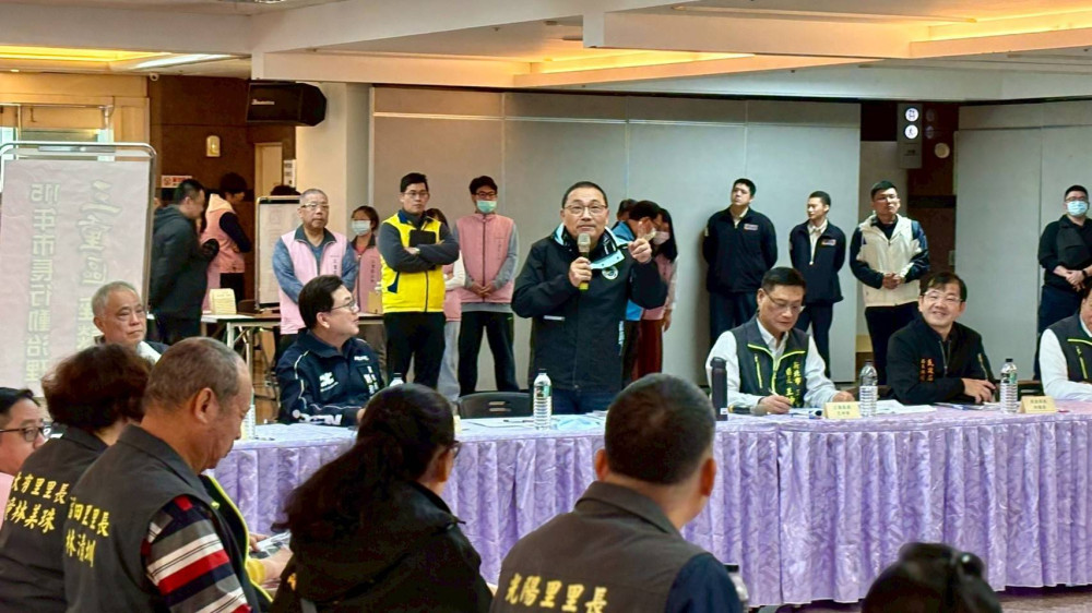 行動治理前進三重　侯友宜：預算到位、建設加倍滿足地方需求
