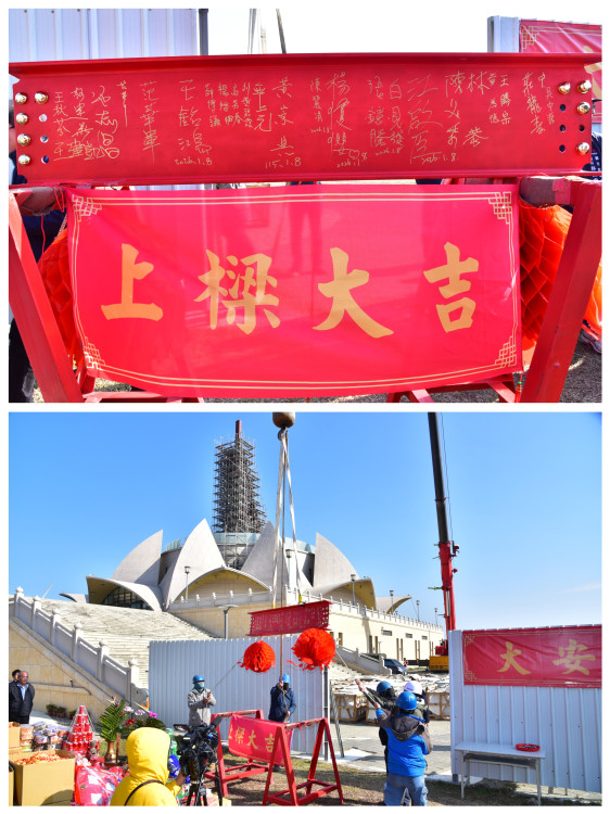  承載台中海線最大期待 大安媽祖雕像1/8上梁