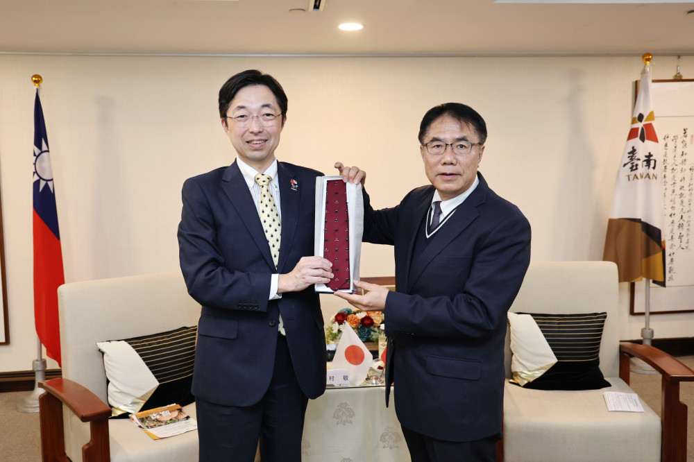 熊本縣知事首度訪台南 黃偉哲共譜直航後合作新篇