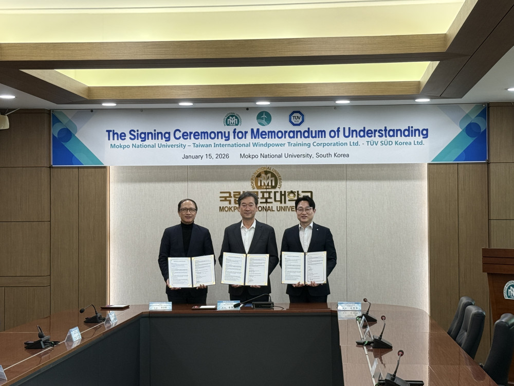 臺韓離岸風電合作再深化！臺灣風能訓練公司簽署合作備忘錄  共同打造GWO培訓中心