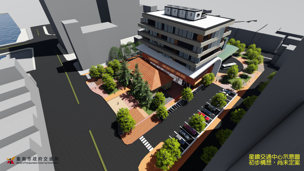 臺南「星鑽交通中心」BOT 二次招商 70 年權期活化交通與濟生醫院
