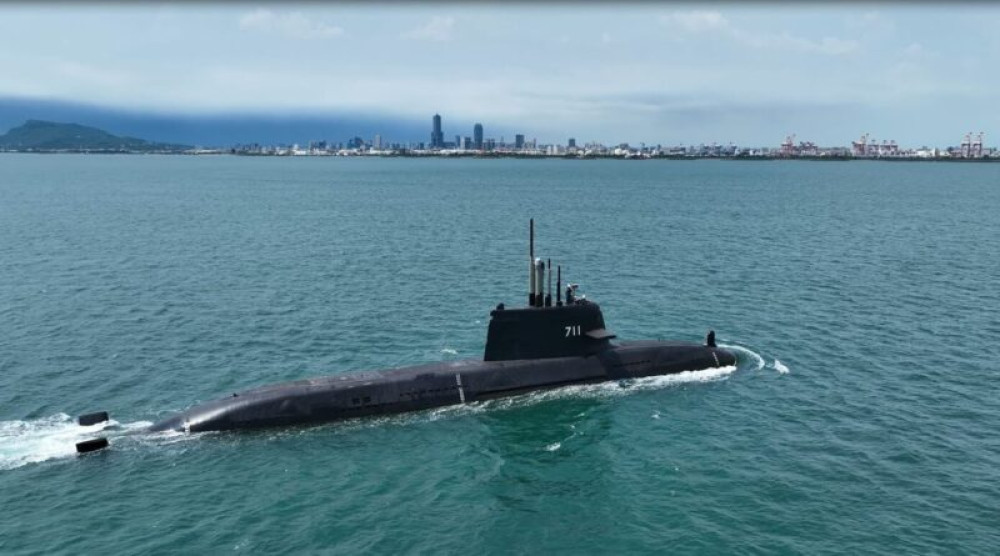 台船承造海鯤軍艦首航測試順利達標