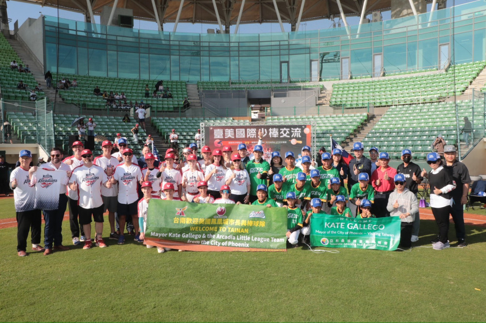 台南×鳳凰城少棒友誼賽開打 以球會友深化雙城情誼
