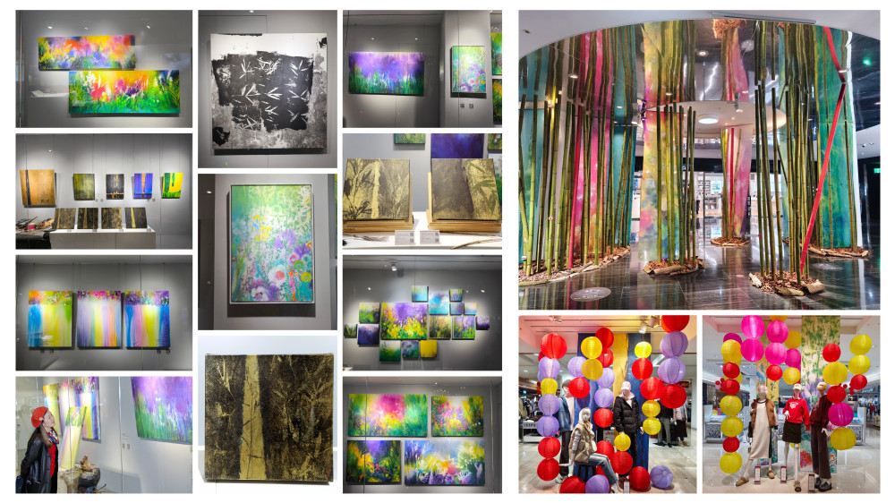 藝術家陳正隆「春光竹影」當代水墨個展   2026開春中友百貨藝廊繽紛登場