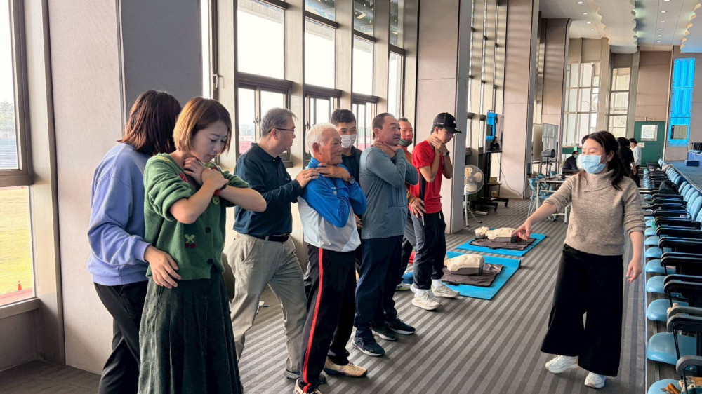 臺南市體育局辦理AED及CPR急救研習 守護市民運動安全