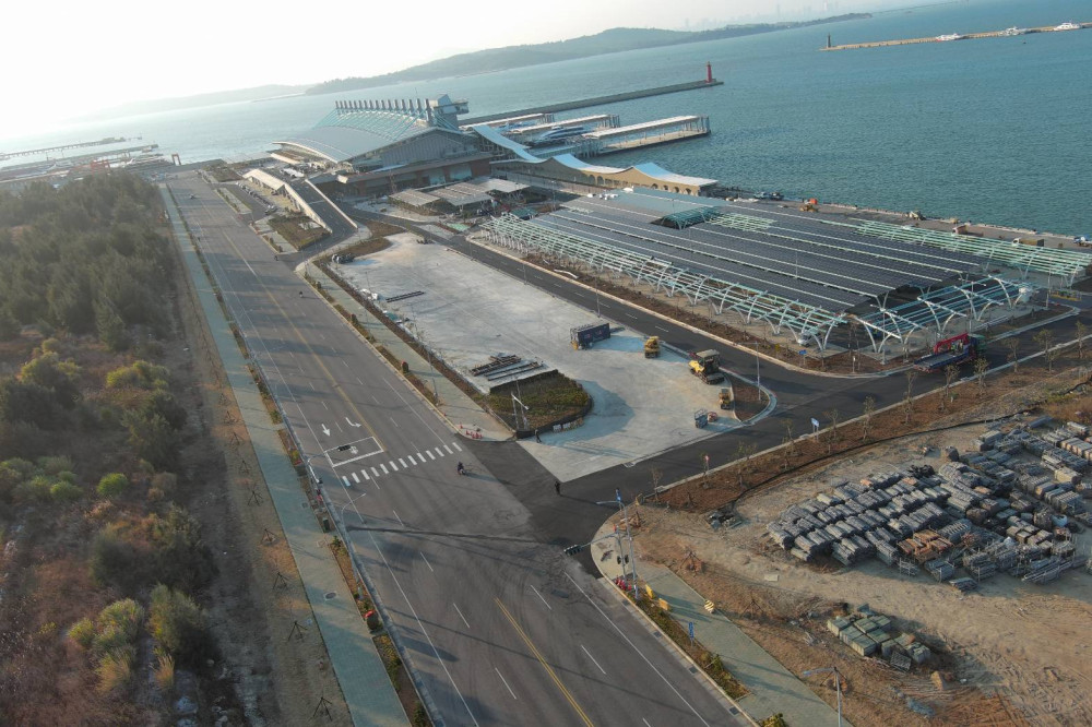 金門港旅運中心試營運順延2/3登場  整備作業持續推進 