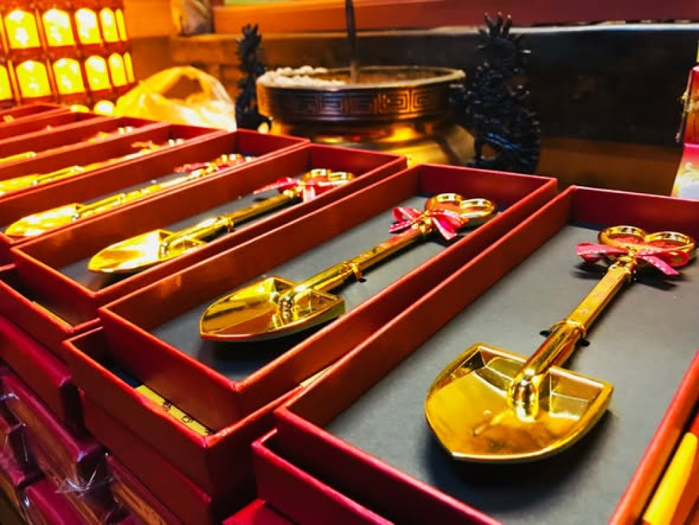 旗山天后宮推金鏟子求子活動  攜手民政局推廣好孕文化