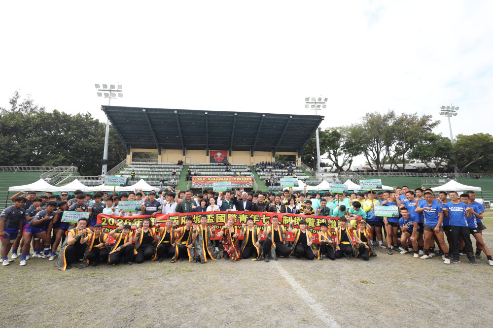 第一屆府城盃開踢！台南匯集台日韩港青年勁旅，橄欖球熱潮襲來