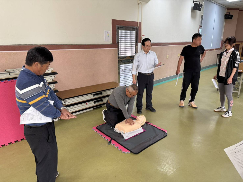 臺南市體育局辦理AED及CPR急救研習 守護市民運動安全