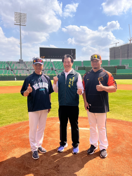 臺南市長黃偉哲赴現場加油！NC恐龍臺南春訓 深化臺韓棒球交流與人才培育