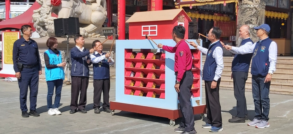  斥資千萬鬧元宵！鹿耳門聖母廟2/28花火迎春 搶春牛、沖蜂炮齊上演