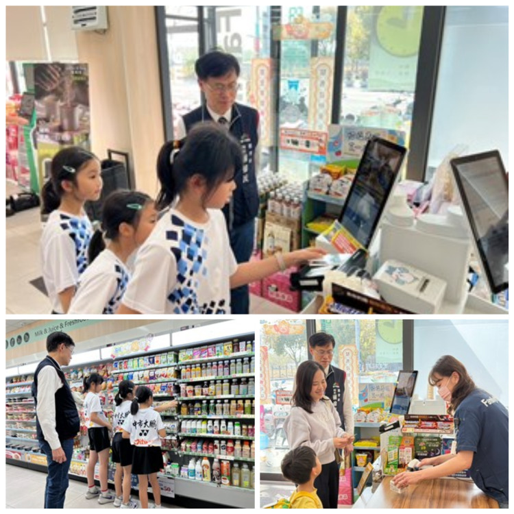 台中有鈣讚計畫上路首日　教育局長視察兌換流程　強調多元選擇、便民與食安