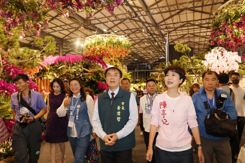 2026台灣國際蘭展後壁盛大開園！黃偉哲：每6株蘭花就有1株產自台南