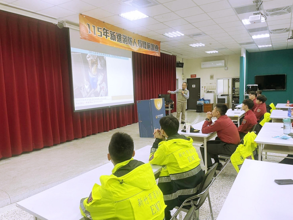 竹市消防局辦理揭弊者保護法暨防詐宣導講習　強化新進人員法治觀念