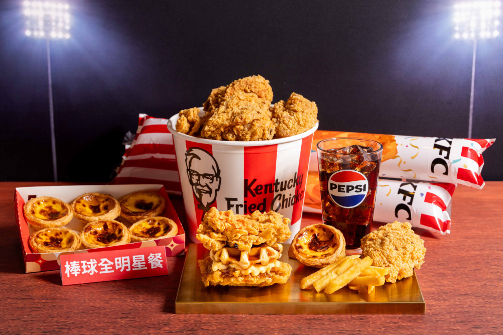 肯德基應援棒球賽事！「楓糖風味鬆餅咔啦肉霸堡」與限定活動熱血登場
