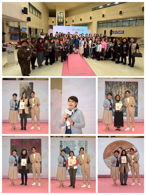 25歲的夢想遇見94歲的優雅！   臺中女性藝術家聯展 刷新歷屆規模紀錄