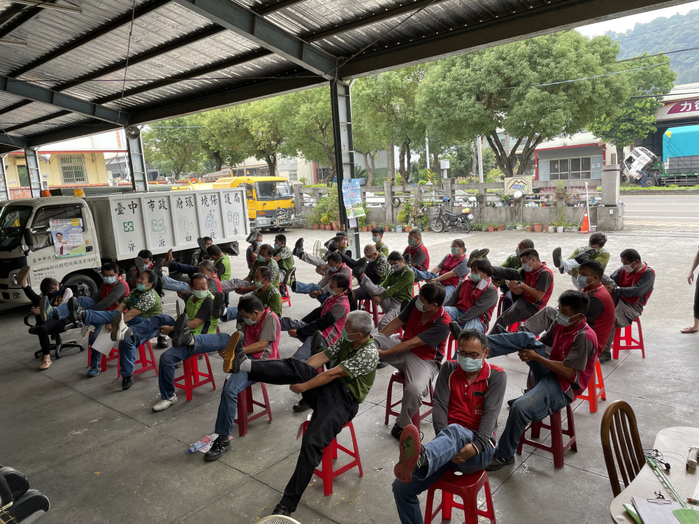 關心清潔隊員健康　中市環保局推健康管理計畫持續守護