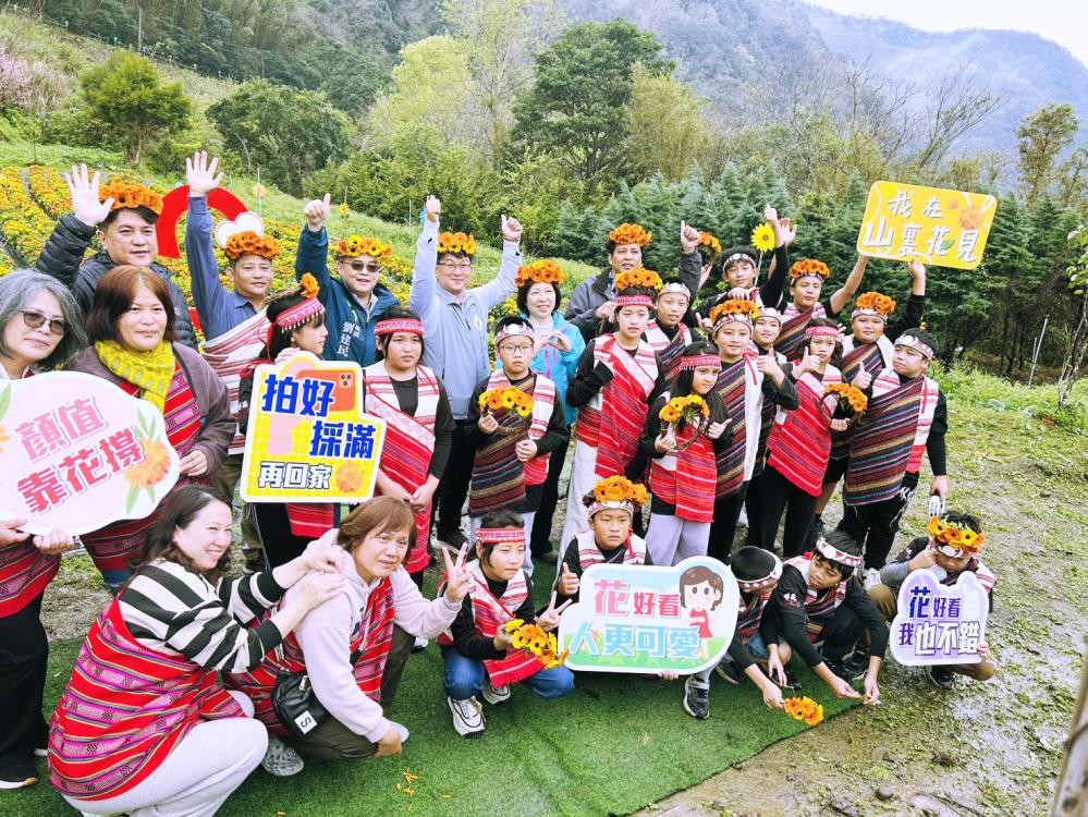 推廣金盞花產業與農村旅遊　竹縣尖石那羅灣金盞花季邀您賞花走春趣