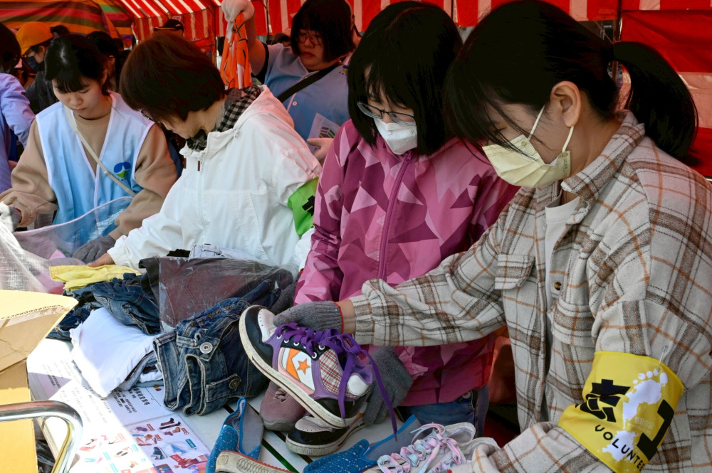 臺南舊鞋救命活動，22 噸愛心物資啟航非洲