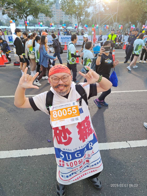 臺南古都馬拉松 身心障礙者展風采