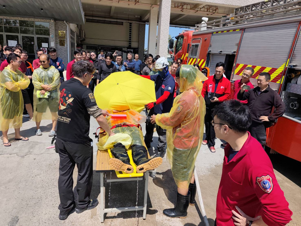 臺南市政府消防局強化化學災害處理能力