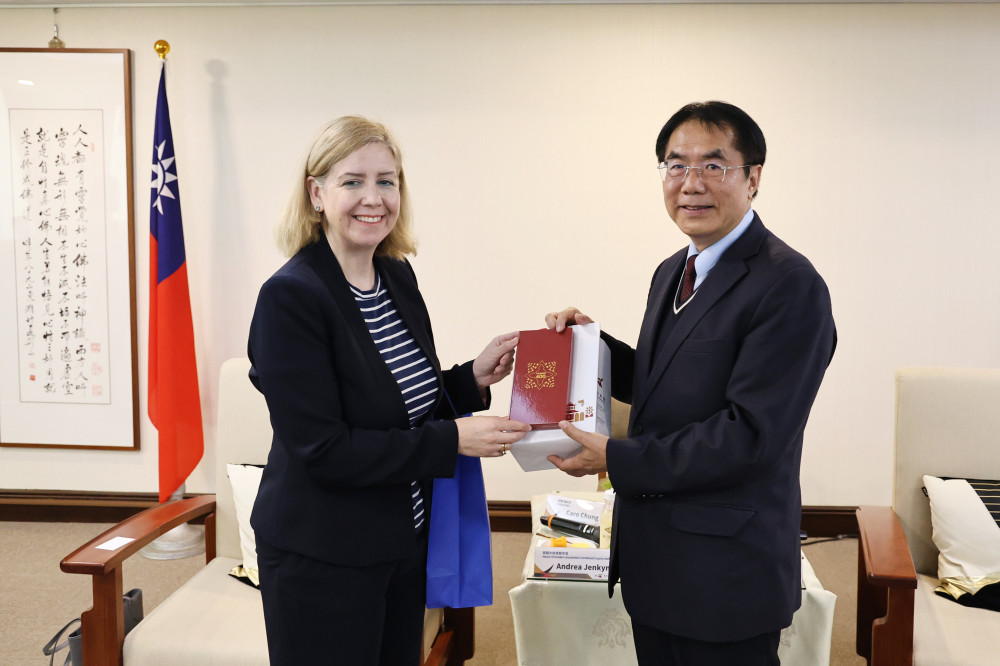 台英農業強強聯手！大林肯郡市長詹金斯訪南市府，黃偉哲盼深化農科合作