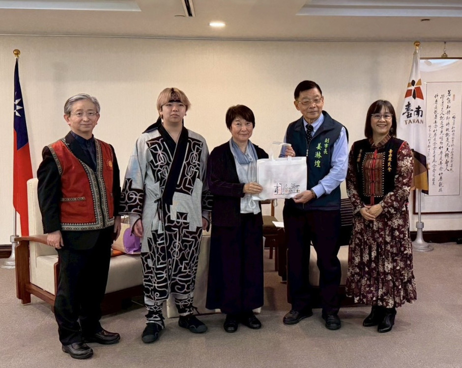 台日原民文化交流！日本札幌大學拜會南市府 深入對話西拉雅與愛努族政策