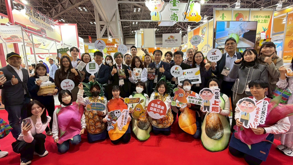挑戰訂單破4.2億！黃偉哲親征「東京國際食品展」 逾百項臺南農漁特產驚艷國際