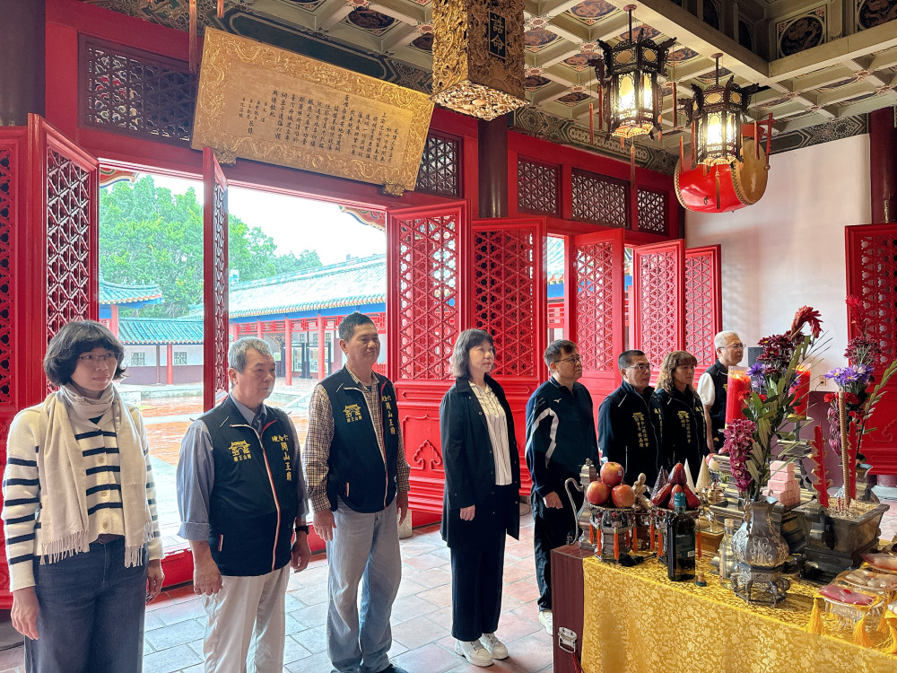 延平郡王祠頭牙禮祀 臺南運河百年盛典啟幕