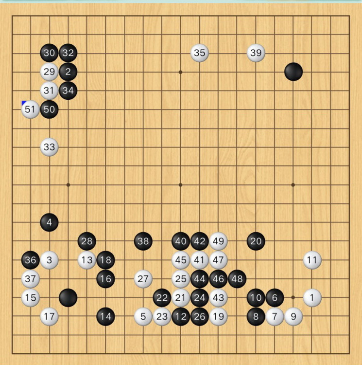 『捨小利、得大利』--圍棋棋局欣賞（黑白子/觀戰）