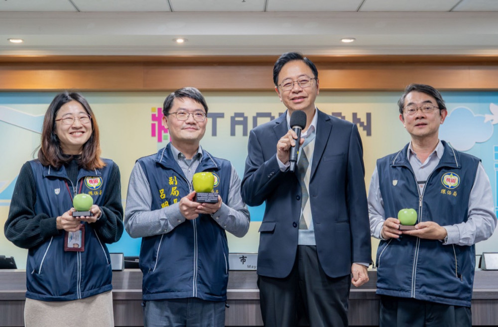 桃園環保政策獲國際肯定　勇奪綠蘋果環境獎三項殊榮