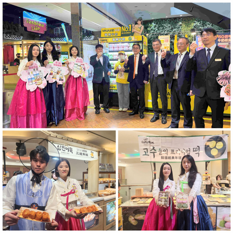 韓流席捲！台中大遠百韓國物產展熱鬧開幕 人潮買氣雙開紅盤