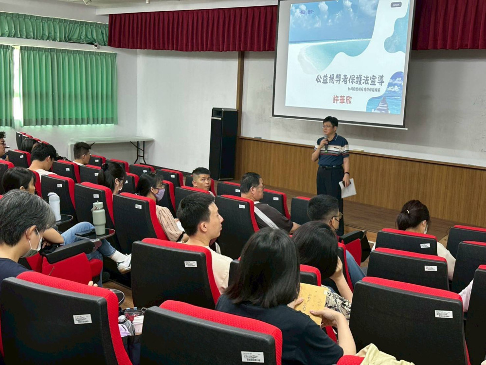 台南農業局辦廉政教育訓練 深化公務員法治觀念