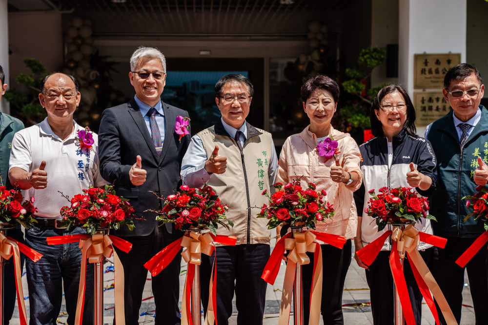 海安路綠園道新地標！臺南北區區政大樓落成啟用，黃偉哲：三合一服務升級