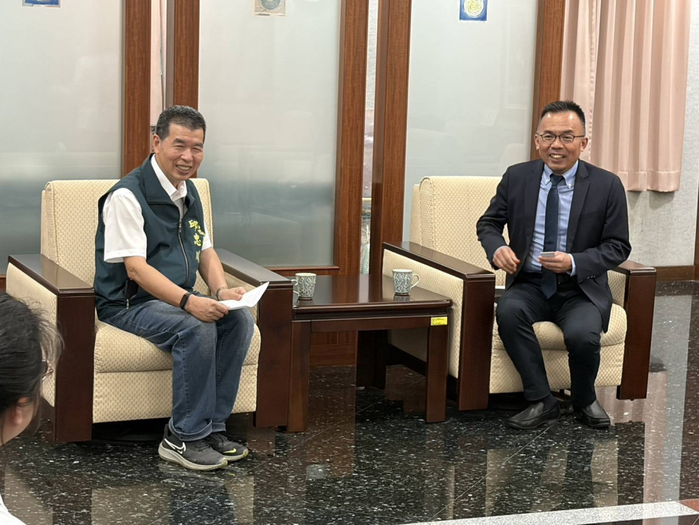南市府重啟「再生水廉政平臺」 邱忠川拜會地檢署護航重大工程